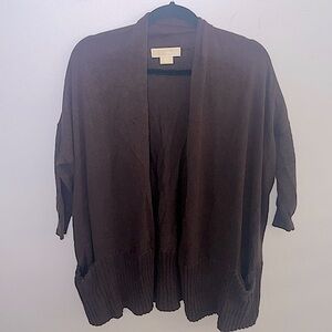 MICHAEL Michael Kors Brown Cardigan Sweater Small